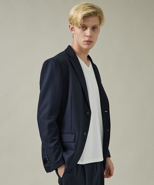 ABAHOUSE / アバハウス テーラードジャケット | 【セットアップ対応】デニムライク ジャケット / FLEX JACKET / 2 | 詳細8