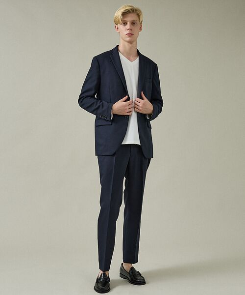 ABAHOUSE / アバハウス テーラードジャケット | 【セットアップ対応】デニムライク ジャケット / FLEX JACKET / 2 | 詳細10