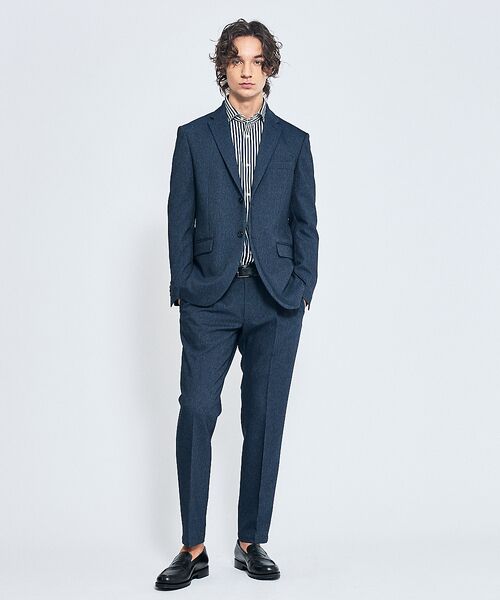 ABAHOUSE / アバハウス テーラードジャケット | 【セットアップ対応】デニムライク ジャケット / FLEX JACKET / 2 | 詳細13