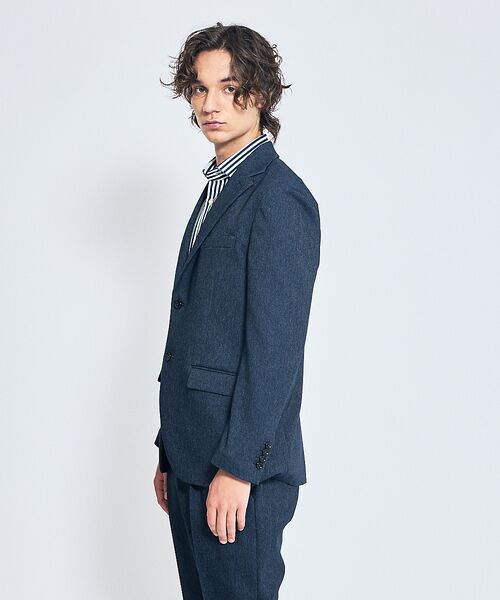 ABAHOUSE / アバハウス テーラードジャケット | 【セットアップ対応】デニムライク ジャケット / FLEX JACKET / 2 | 詳細14