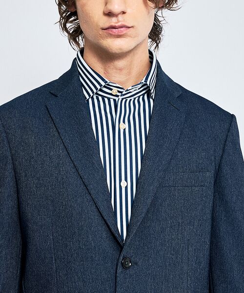 ABAHOUSE / アバハウス テーラードジャケット | 【セットアップ対応】デニムライク ジャケット / FLEX JACKET / 2 | 詳細16