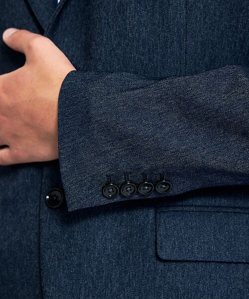 ABAHOUSE / アバハウス テーラードジャケット | 【セットアップ対応】デニムライク ジャケット / FLEX JACKET / 2 | 詳細18