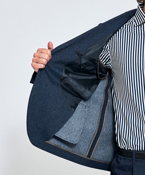 ABAHOUSE / アバハウス テーラードジャケット | 【セットアップ対応】デニムライク ジャケット / FLEX JACKET / 2 | 詳細21