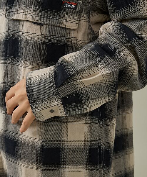 ABAHOUSE / アバハウス シャツ・ブラウス | 【NANGA/ナンガ】OMBRE CHECK W PX BOX SHIRT/ワー | 詳細5