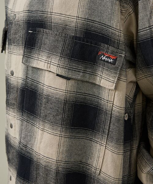 ABAHOUSE / アバハウス シャツ・ブラウス | 【NANGA/ナンガ】OMBRE CHECK W PX BOX SHIRT/ワー | 詳細7