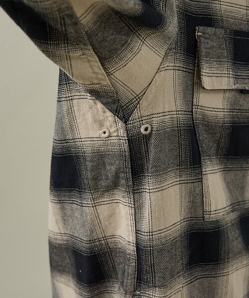ABAHOUSE / アバハウス シャツ・ブラウス | 【NANGA/ナンガ】OMBRE CHECK W PX BOX SHIRT/ワー | 詳細9