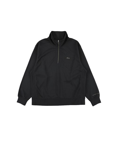 ABAHOUSE/アバハウス 【NANGA/ナンガ】DRY MIX TERRY HALF ZIP SWEAT/ ブラック M ABAHOUSE/アバハウス 【NANGA/ナンガ】DRY MIX TERRY HALF ZIP SWEAT/ ブラック M