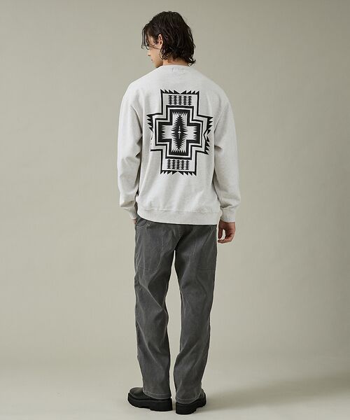 ABAHOUSE / アバハウス スウェット | 【PENDLETON/ペンドルトン】Back Print Sweat / ハーデ | 詳細1