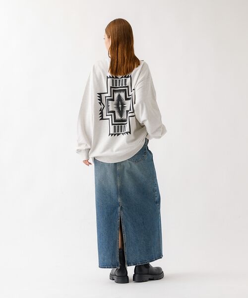 ABAHOUSE / アバハウス スウェット | 【PENDLETON/ペンドルトン】Back Print Sweat / ハーデ | 詳細4