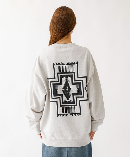 ABAHOUSE / アバハウス スウェット | 【PENDLETON/ペンドルトン】Back Print Sweat / ハーデ | 詳細8