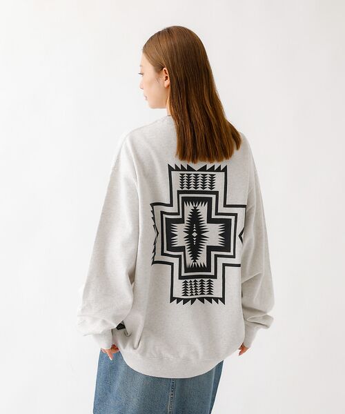 ABAHOUSE/アバハウス 【PENDLETON/ペンドルトン】Back Print Sweat / ハーデ ホワイト系その他1 L ABAHOUSE/アバハウス 【PENDLETON/ペンドルトン】Back Print Sweat / ハーデ ホワイト系その他1 L