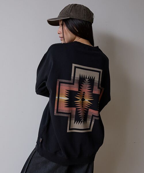 ABAHOUSE / アバハウス スウェット | 【PENDLETON/ペンドルトン】Back Print Sweat / ハーデ | 詳細27