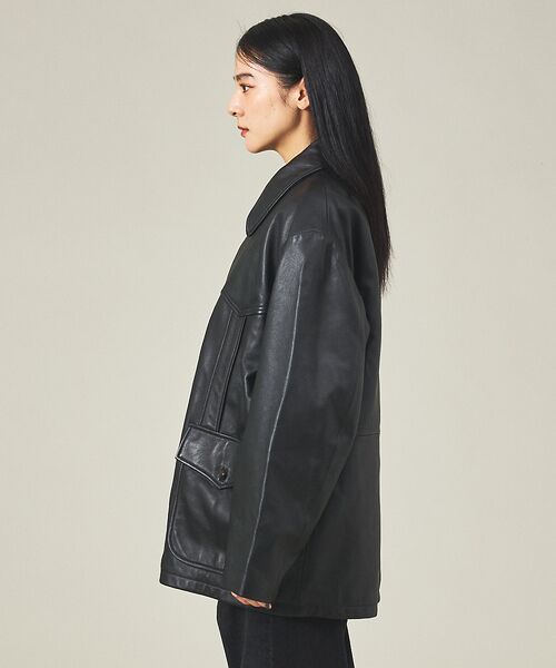 ABAHOUSE / アバハウス レザーブルゾン・ジャケット | 【TOWNCRAFT / タウンクラフト】LEATHER RANCHER COA | 詳細6