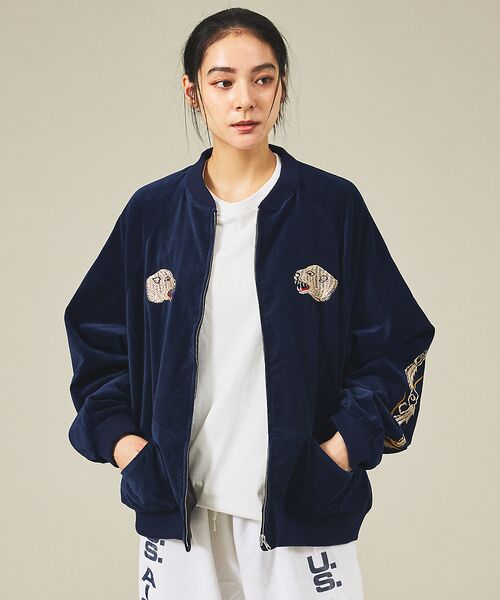 ABAHOUSE / アバハウス ブルゾン | 【THRIFTY LOOK / スリフティルック】Greenland Souve | 詳細22