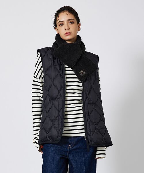 ABAHOUSE / アバハウス ベスト | 【TAION/タイオン】ミリタリー VネックWジップ ダウンベスト-ソフトシェル | 詳細3