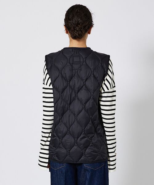 ABAHOUSE / アバハウス ベスト | 【TAION/タイオン】ミリタリー VネックWジップ ダウンベスト-ソフトシェル | 詳細5