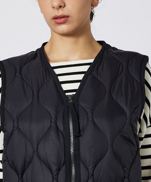 ABAHOUSE / アバハウス ベスト | 【TAION/タイオン】ミリタリー VネックWジップ ダウンベスト-ソフトシェル | 詳細6