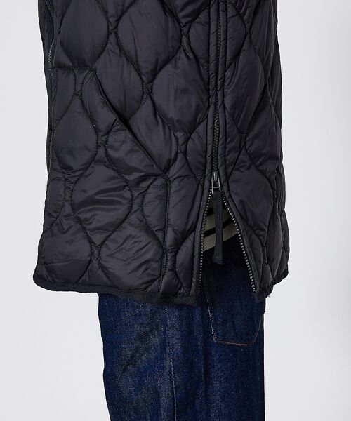 ABAHOUSE / アバハウス ベスト | 【TAION/タイオン】ミリタリー VネックWジップ ダウンベスト-ソフトシェル | 詳細9