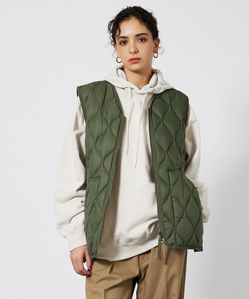 ABAHOUSE / アバハウス ベスト | 【TAION/タイオン】ミリタリー VネックWジップ ダウンベスト-ソフトシェル | 詳細12