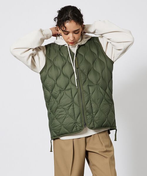 ABAHOUSE / アバハウス ベスト | 【TAION/タイオン】ミリタリー VネックWジップ ダウンベスト-ソフトシェル | 詳細13