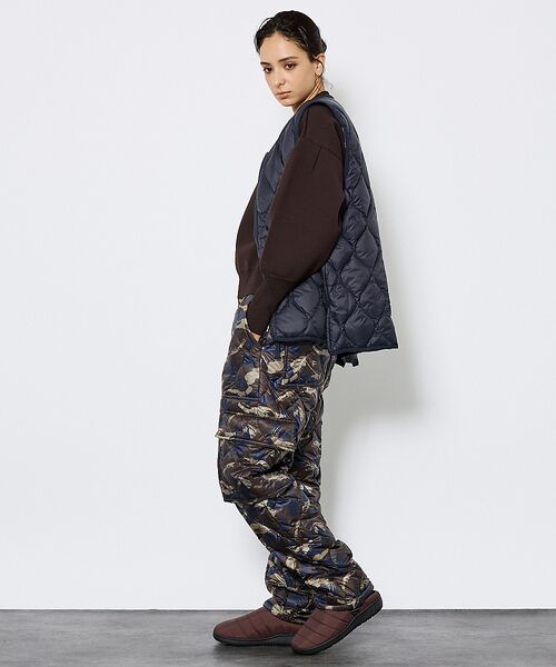 ABAHOUSE / アバハウス ベスト | 【TAION/タイオン】ミリタリー VネックWジップ ダウンベスト-ソフトシェル | 詳細17