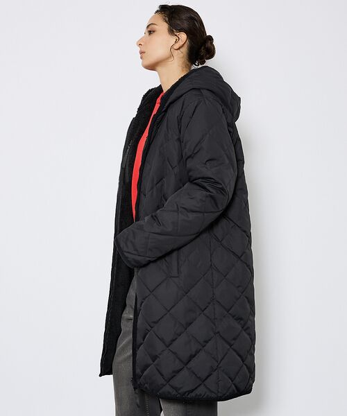 ABAHOUSE / アバハウス ダウンジャケット・ベスト | 【TAION / タイオン】シティ リバーシブル パイピングフード ダウン×ボア | 詳細11