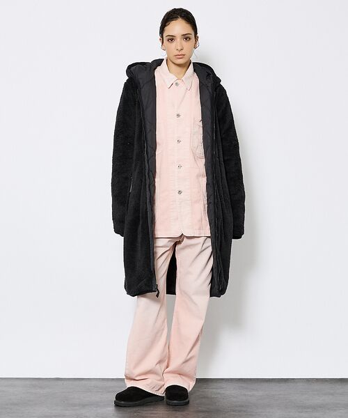 ABAHOUSE / アバハウス ダウンジャケット・ベスト | 【TAION / タイオン】シティ リバーシブル パイピングフード ダウン×ボア | 詳細21