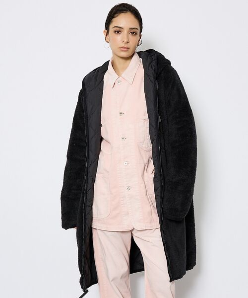 ABAHOUSE / アバハウス ダウンジャケット・ベスト | 【TAION / タイオン】シティ リバーシブル パイピングフード ダウン×ボア | 詳細22