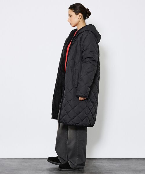 ABAHOUSE / アバハウス ダウンジャケット・ベスト | 【TAION / タイオン】シティ リバーシブル パイピングフード ダウン×ボア | 詳細13