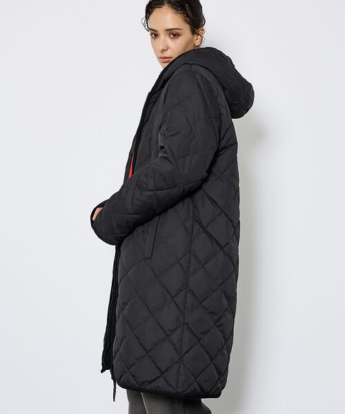 ABAHOUSE / アバハウス ダウンジャケット・ベスト | 【TAION / タイオン】シティ リバーシブル パイピングフード ダウン×ボア | 詳細14