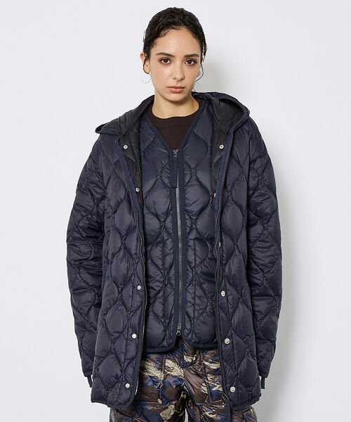 ABAHOUSE/アバハウス 【TAION / タイオン】ミリタリー M65 Wジップ ダウンパーカー/ダウン ダークネイビー L ABAHOUSE/アバハウス 【TAION / タイオン】ミリタリー M65 Wジップ ダウンパーカー/ダウン ダークネイビー L