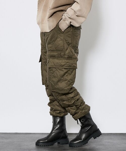 ABAHOUSE / アバハウス パンツ | 【TAION / タイオン】ミリタリー カーゴ ダウンパンツ/防寒/保温性/ユニ | 詳細2