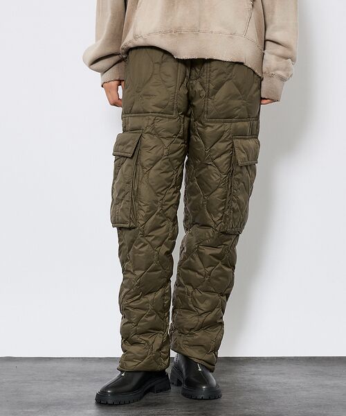 ABAHOUSE / アバハウス パンツ | 【TAION / タイオン】ミリタリー カーゴ ダウンパンツ/防寒/保温性/ユニ | 詳細3