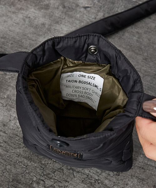 ABAHOUSE / アバハウス ショルダーバッグ | 【TAION/タイオン】ミリタリー クロスボディ ダウンバッグS/ショルダーバッ | 詳細6