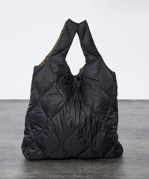 ABAHOUSE / アバハウス ハンドバッグ | 【TAION / タイオン】ミリタリー エコ ダウンバッグM/ダウン/ヘチマキル | 詳細1