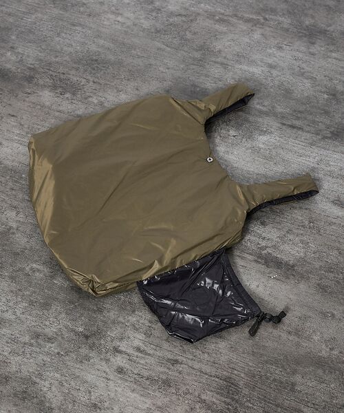 ABAHOUSE / アバハウス ハンドバッグ | 【TAION / タイオン】ミリタリー エコ ダウンバッグM/ダウン/ヘチマキル | 詳細5