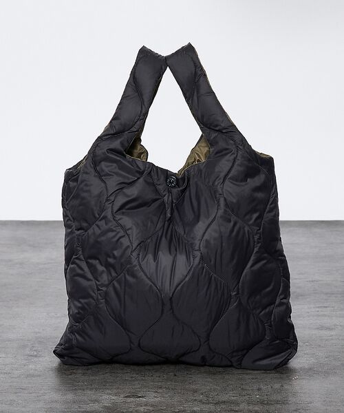 ABAHOUSE / アバハウス ハンドバッグ | 【TAION / タイオン】ミリタリー エコ ダウンバッグM/ダウン/ヘチマキル | 詳細9