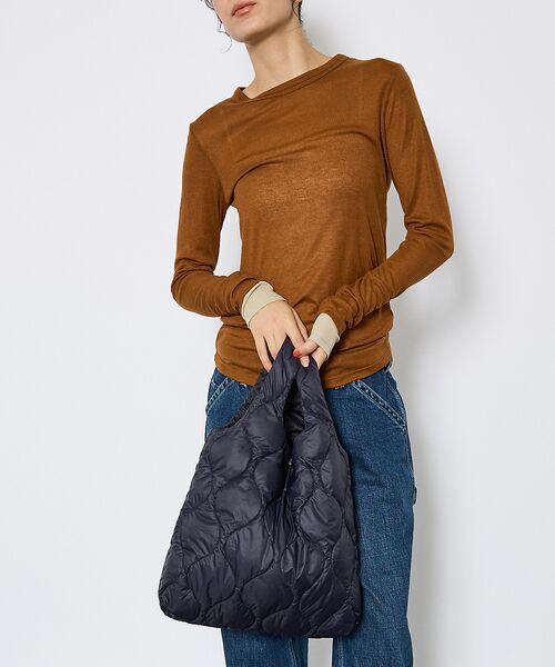 ABAHOUSE / アバハウス ハンドバッグ | 【TAION / タイオン】ミリタリー エコ ダウンバッグM/ダウン/ヘチマキル | 詳細11