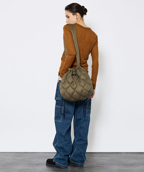 ABAHOUSE / アバハウス ショルダーバッグ | 【TAION / タイオン】ミリタリー ダウンショルダーバッグ/ソフトシェル/2 | 詳細10