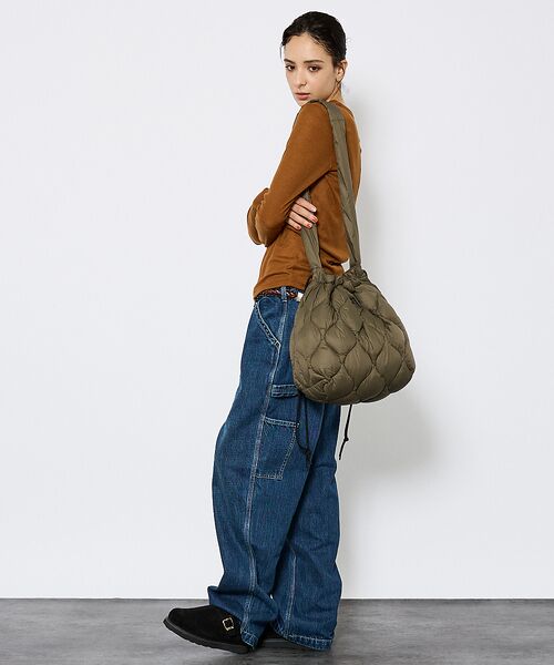 ABAHOUSE / アバハウス ショルダーバッグ | 【TAION / タイオン】ミリタリー ダウンショルダーバッグ/ソフトシェル/2 | 詳細11