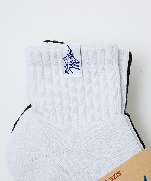 ABAHOUSE / アバハウス ソックス | 【Robert P.Miller/ロバートピーミラー】3P 無地ソックス/アソー | 詳細4