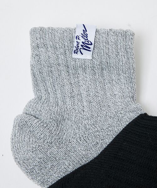 ABAHOUSE / アバハウス ソックス | 【Robert P.Miller/ロバートピーミラー】3P 無地ソックス/アソー | 詳細6