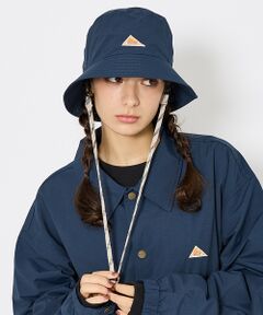 ABAHOUSE / アバハウス ハット | 【KELTY/ケルティー】/ワンポイント　紐付き配色バケットハット / アドベン