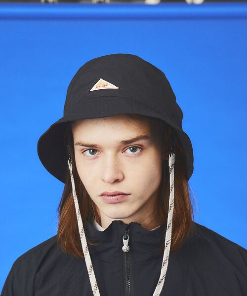 ABAHOUSE / アバハウス ハット | 【KELTY/ケルティー】/ワンポイント　紐付き配色バケットハット / アドベン | 詳細1