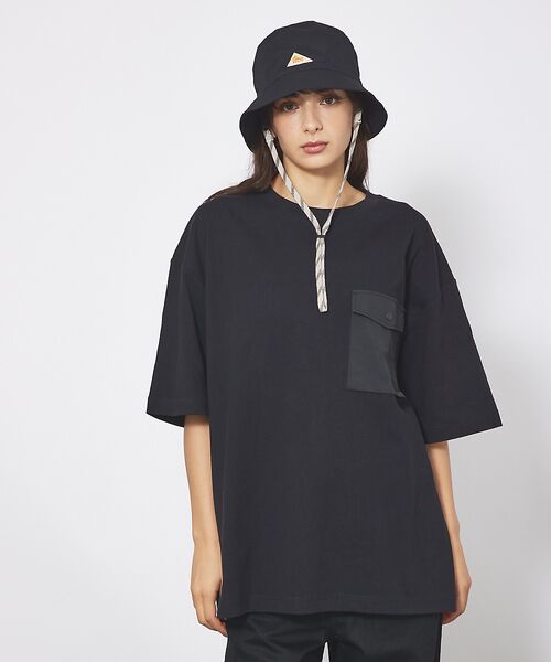 ABAHOUSE / アバハウス ハット | 【KELTY/ケルティー】/ワンポイント　紐付き配色バケットハット / アドベン | 詳細4