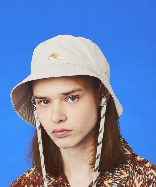 ABAHOUSE / アバハウス ハット | 【KELTY/ケルティー】/ワンポイント　紐付き配色バケットハット / アドベン | 詳細10