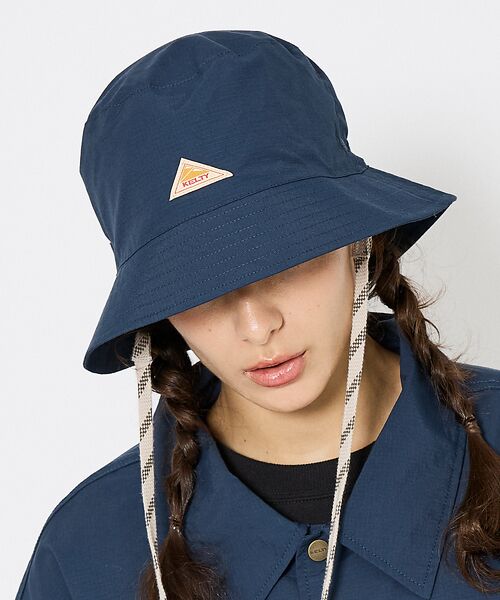 ABAHOUSE / アバハウス ハット | 【KELTY/ケルティー】/ワンポイント　紐付き配色バケットハット / アドベン | 詳細17