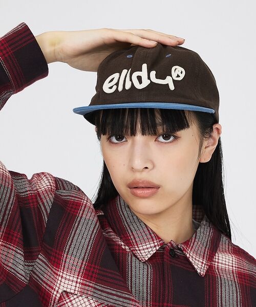 ABAHOUSE / アバハウス ハット | 【elldu/エルドゥ】elldu applique-ap/キャップ/ユニセック（ブラウン系その他1）