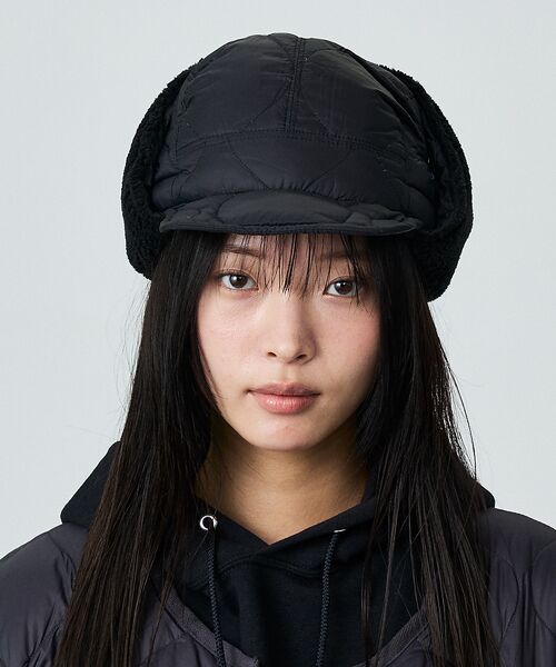 ABAHOUSE / アバハウス ハット | 【TAION / タイオン】ミリタリー ダウンキャップ/リバーシブル/パイロット | 詳細1