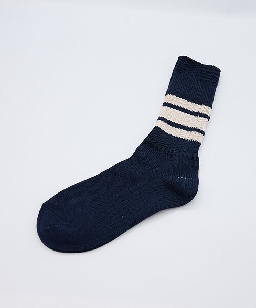 ABAHOUSE / アバハウス ソックス | 【YUQRI/ユクリ】Walky/ラインソックス/靴下/消臭機能【WEB限定】 | 詳細4